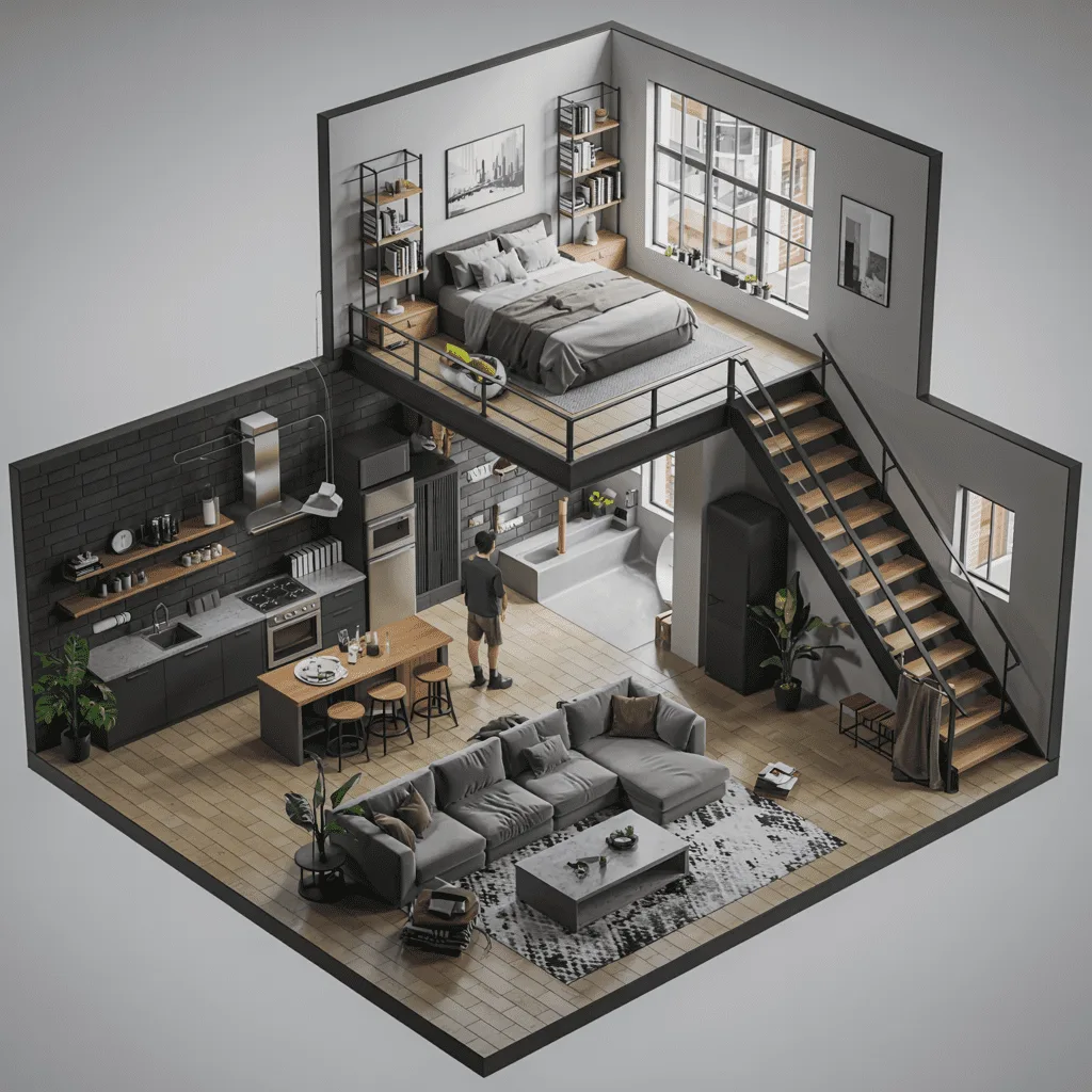 Could You Live in a Tiny Loft Like This?