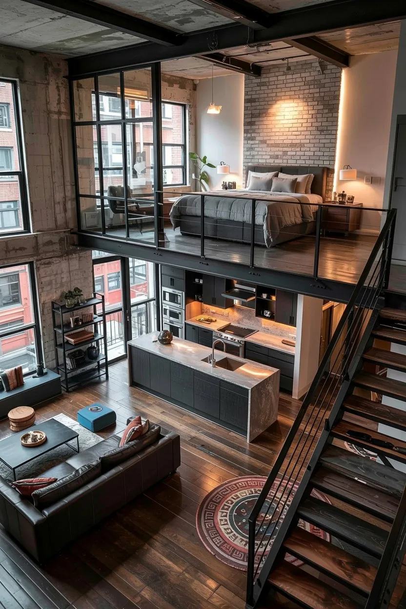 16 Stunning Modern Industrial Loft Designs for Urban Living