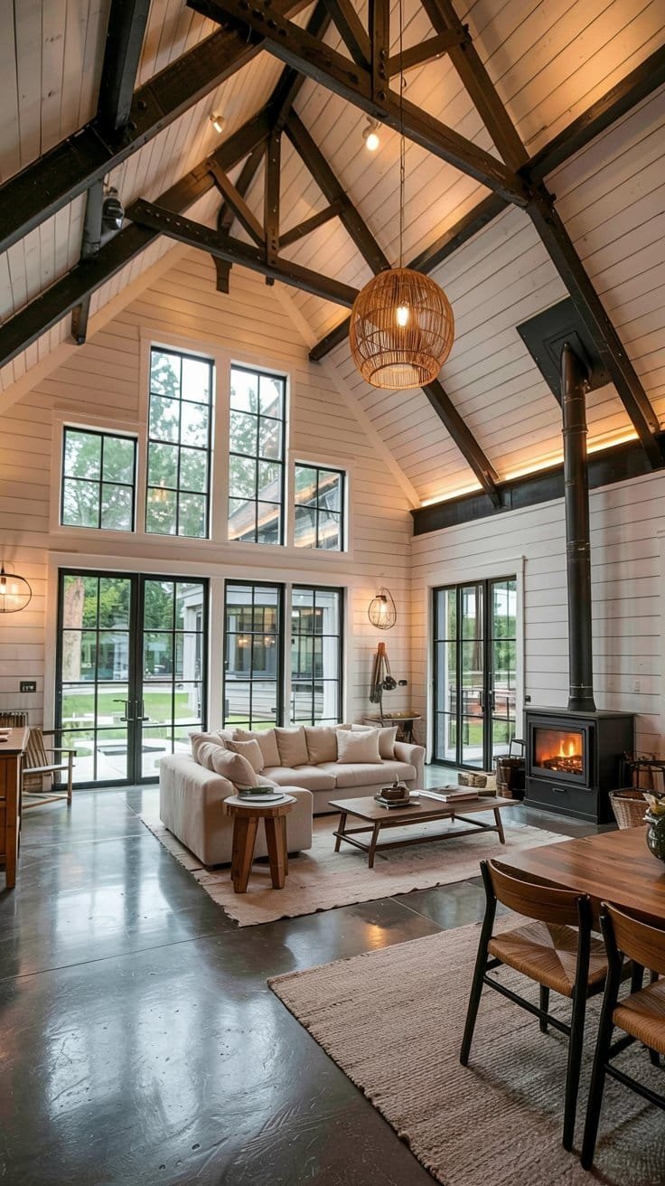 Modern Barn House Interiors That Blend Rustic Charm and Fresh Style ...