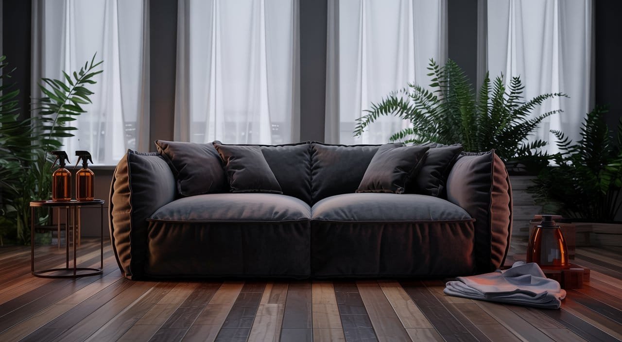 How To Clean a Couch in 15 Minutes and Make It Look Designer-New