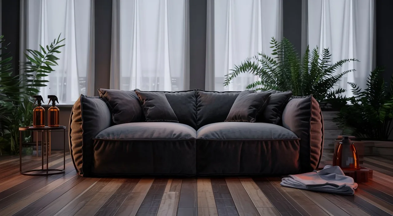 How To Clean a Couch in 15 Minutes and Make It Look Designer-New