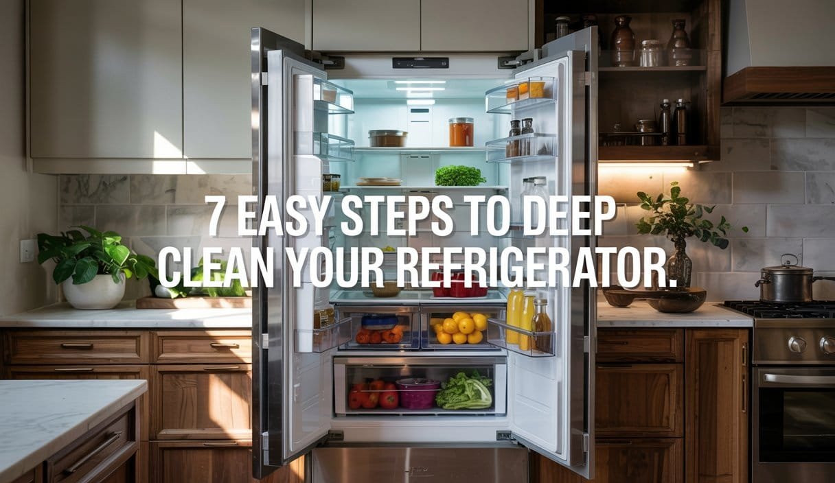 7 Easy Steps to Deep Clean Your Refrigerator