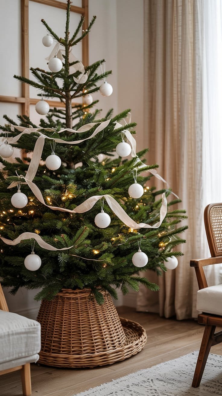 11 Minimalist Christmas Tree Decorating Ideas That Feel Effortlessly ...