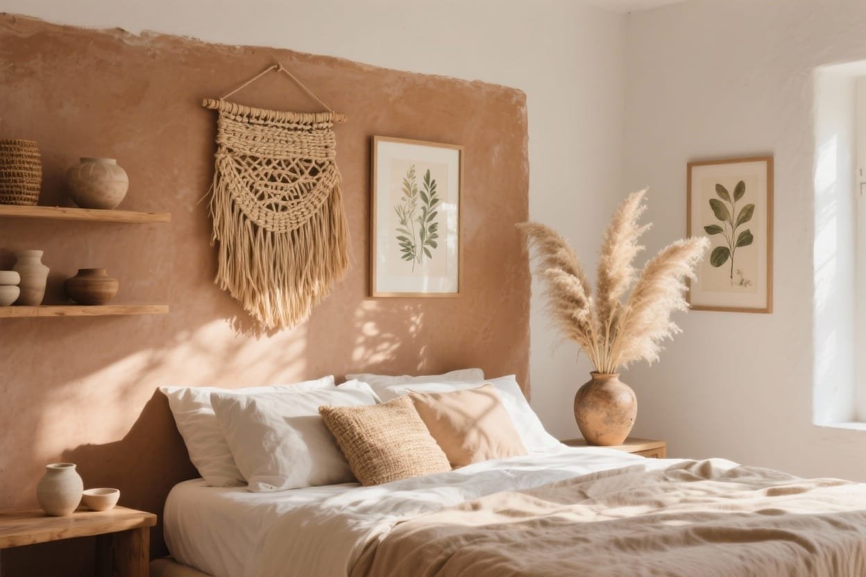 5 Earthy Bedroom Wall Decor Ideas That Feel Like a Nature Retreat