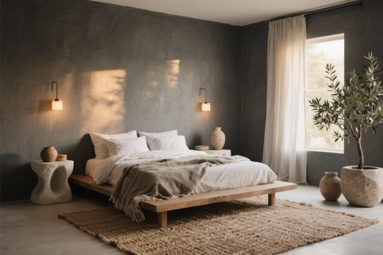 5 Moody Modern Organic Bedroom Ideas You’ll Want to Copy Tonight