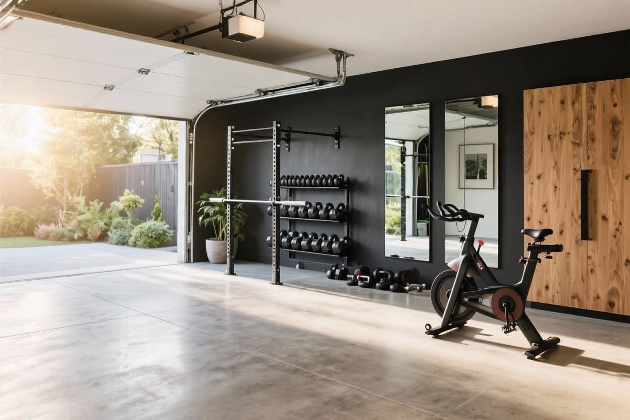 5 Stylish Garage-to-gym Conversions That Feel Like Boutique Studios