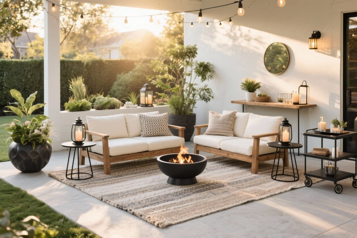 9 Modern Patio Styling Ideas Using Amazon Finds Only