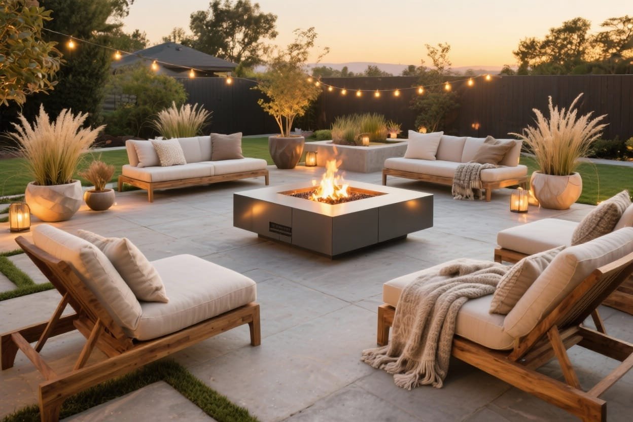 7 Modern Fire Pit Area Ideas for Cozy Evenings Outside