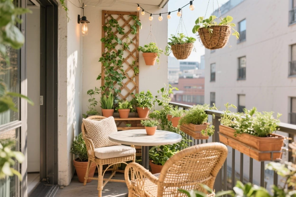 7 Small Balcony Garden Ideas for Renters That Feel Like a Mini Escape