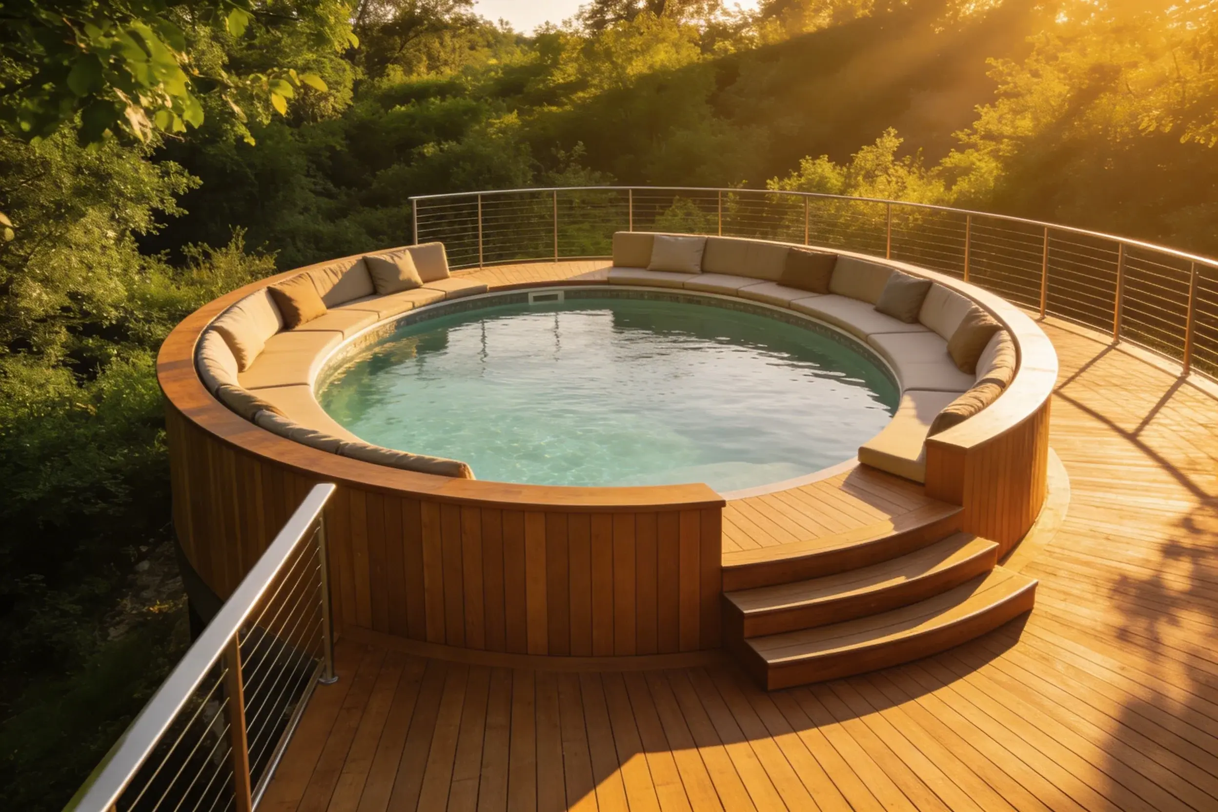 12 Oval Above Ground Pool Deck Ideas for Wow-Worthy Spaces