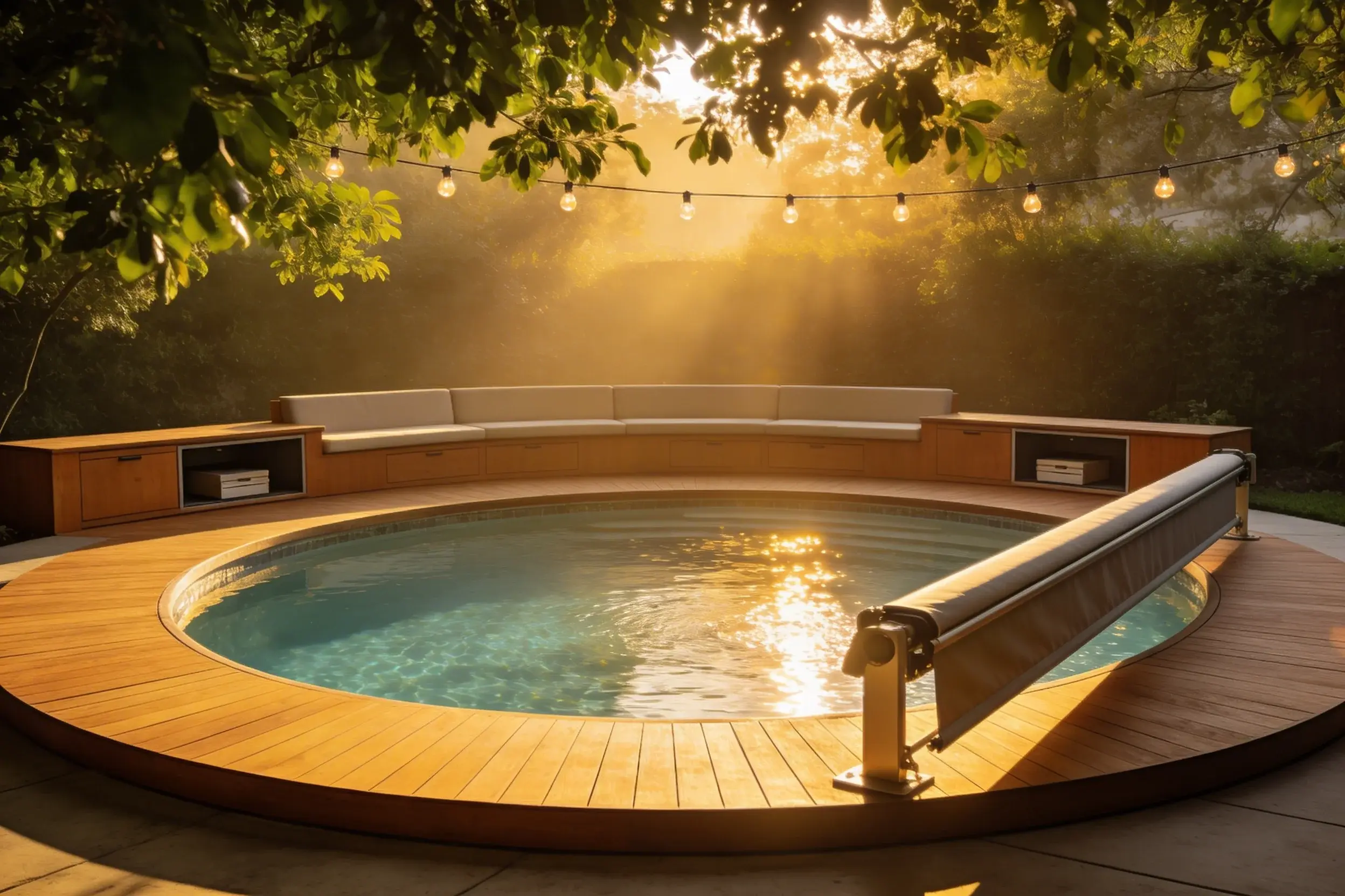 16 Round Above Ground Pool Design Ideas: Decks, Covers & Lounge Vibes