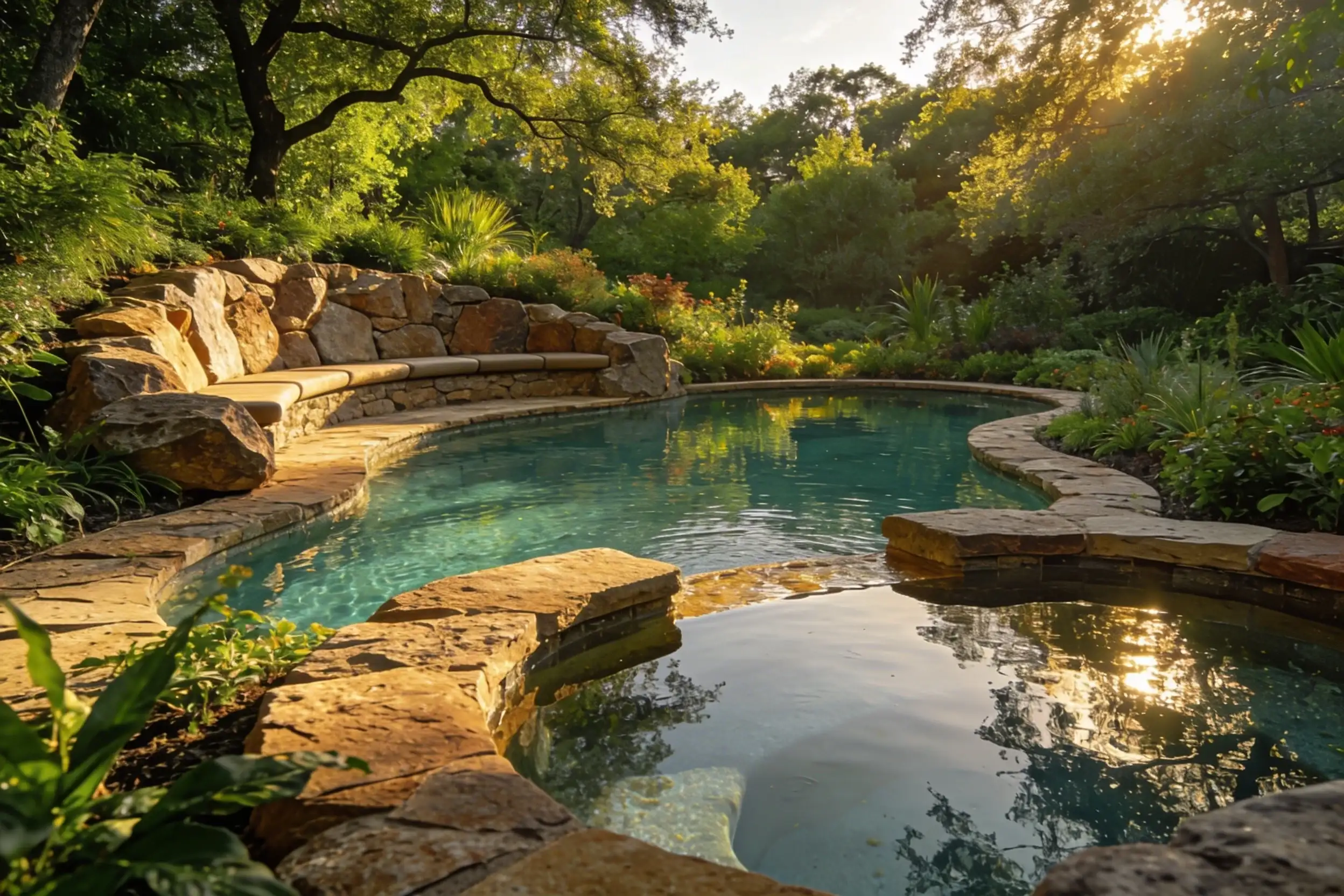 18 Semi Inground Pool Ideas That Blend Into Landscaping