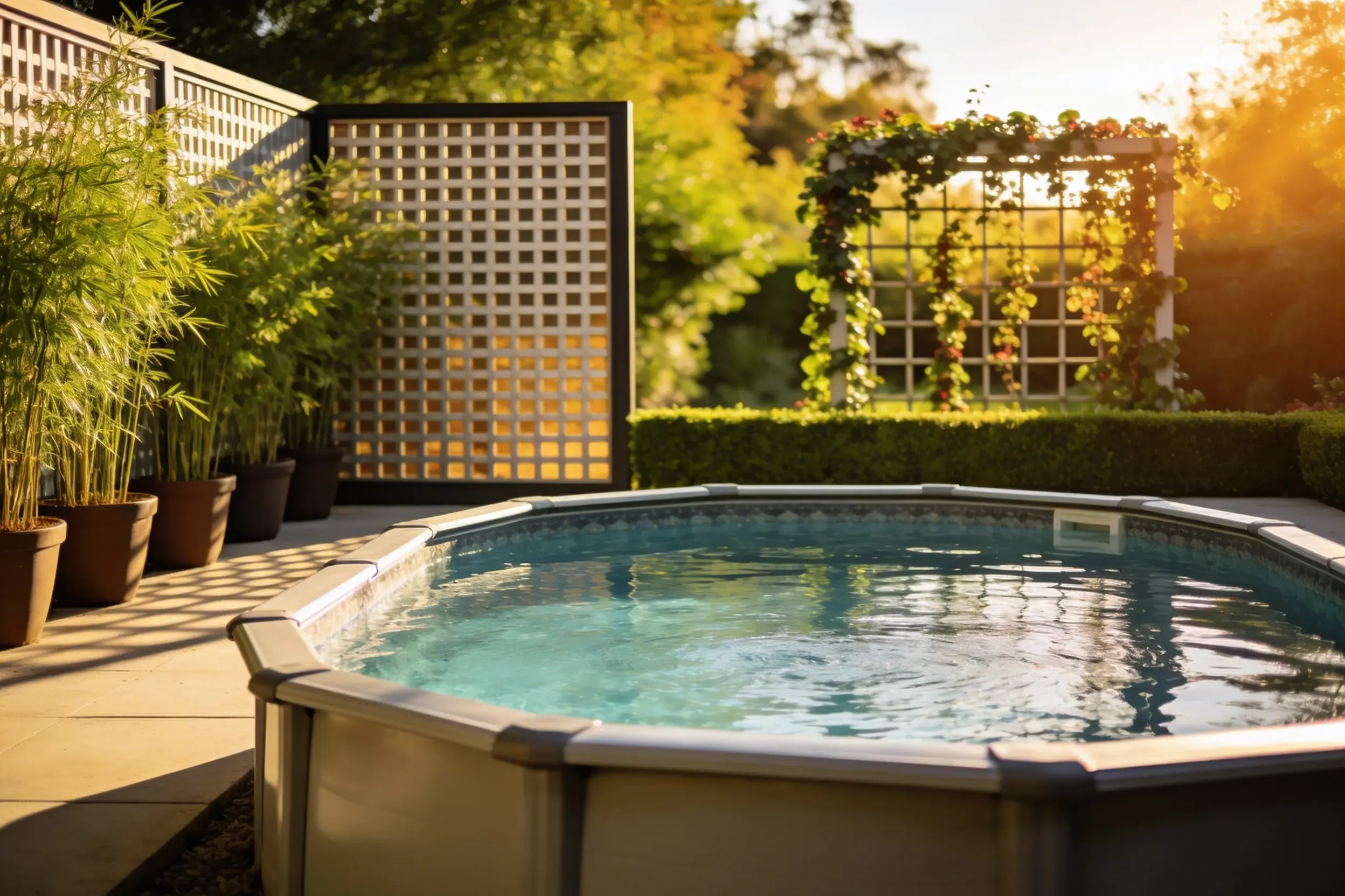 How to Landscape Around an Above Ground Pool