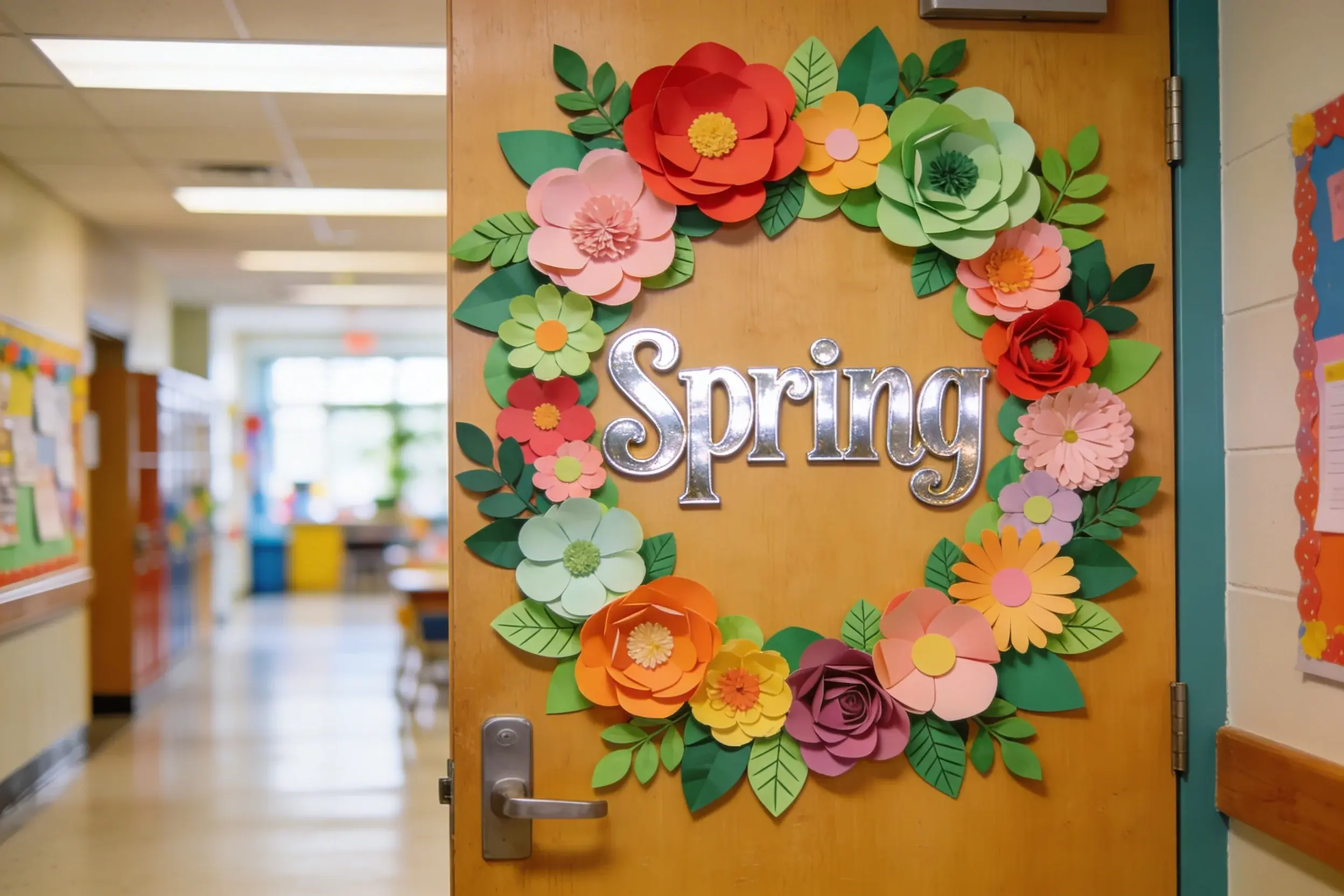 12 Spring Bulletin Board Ideas to Match Your Classroom Door: Fresh Door Makeover