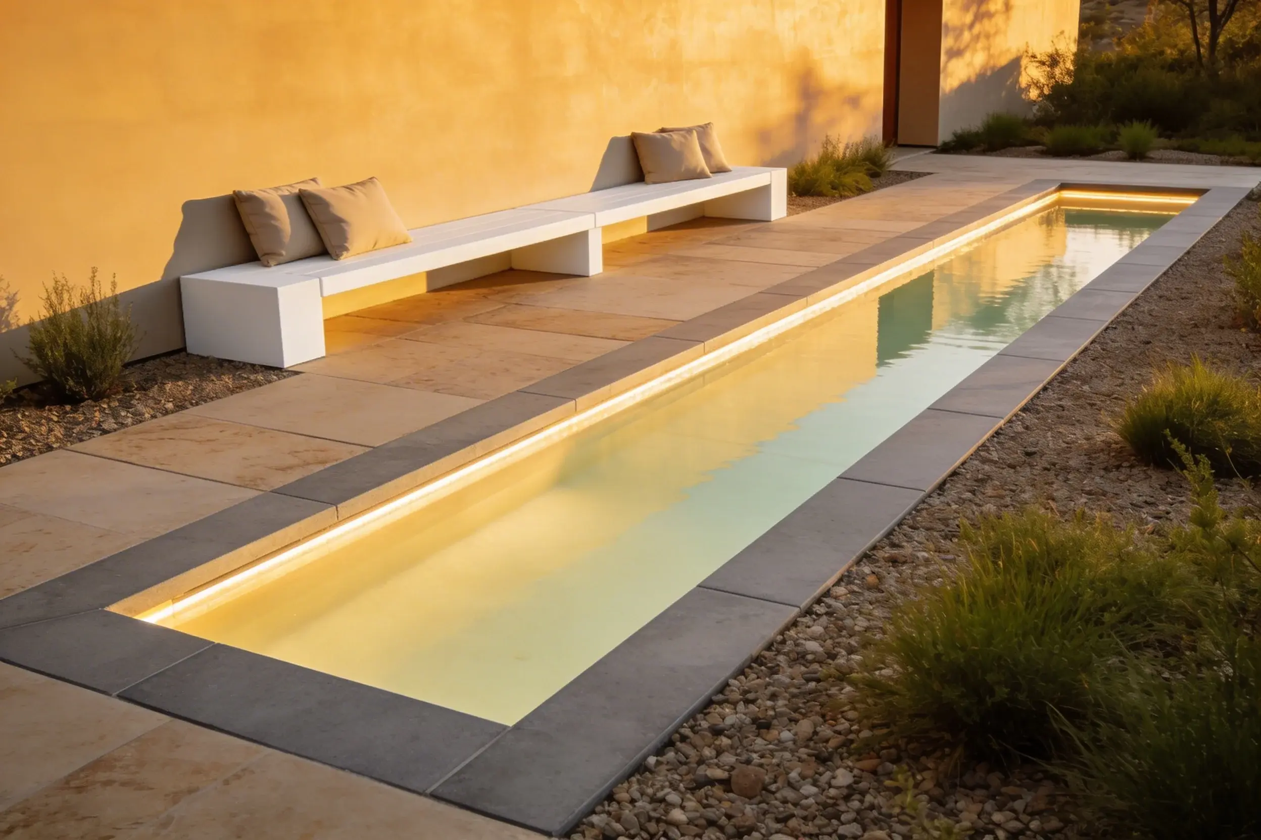 17 Small Minimal Backyard Pool Patio Ideas for Relaxed Summer Living Unplugged Summer Vibes