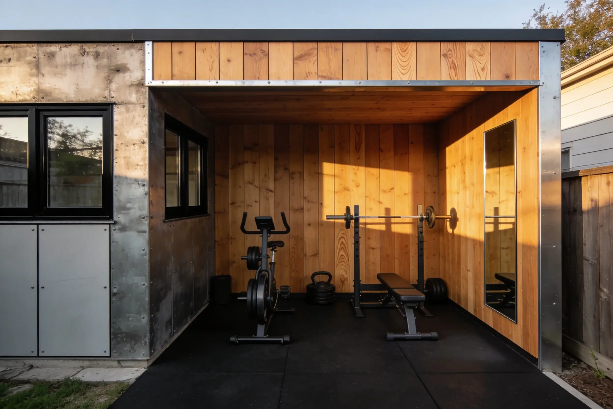 16 Backyard Shed Gym Ideas That Feel Surprisingly Stylish: Tiny Urban Gyms