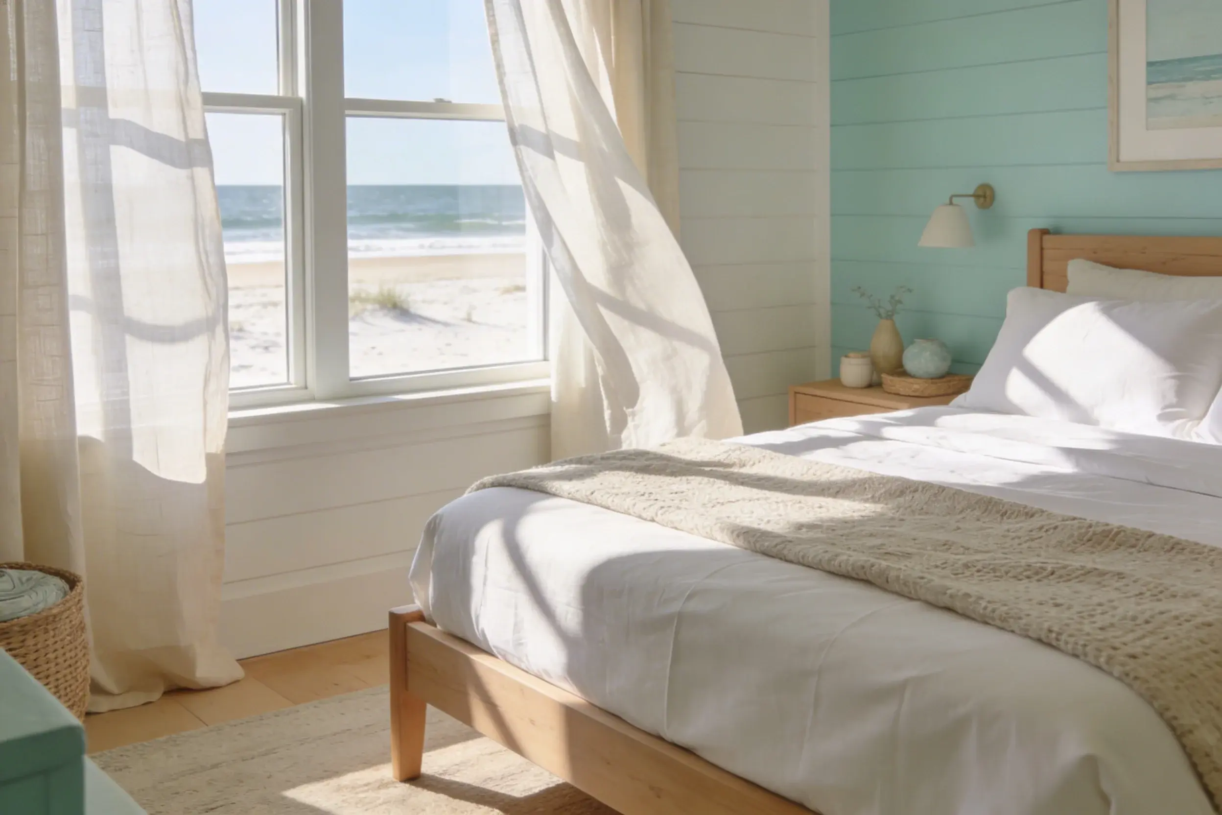 16 Beach House Bedroom Ideas That Feel Light and Relaxed✨