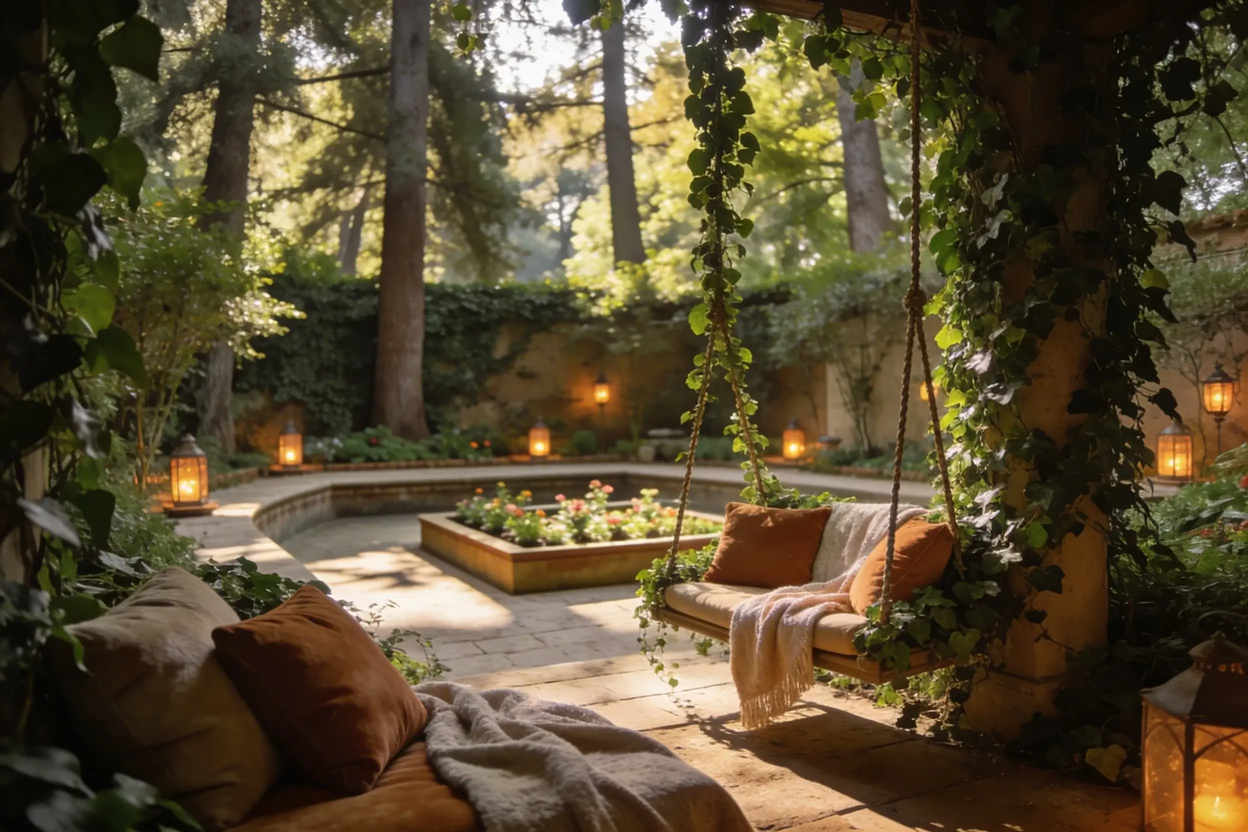 14 Garden Reading Nook Ideas Surrounded by Plants