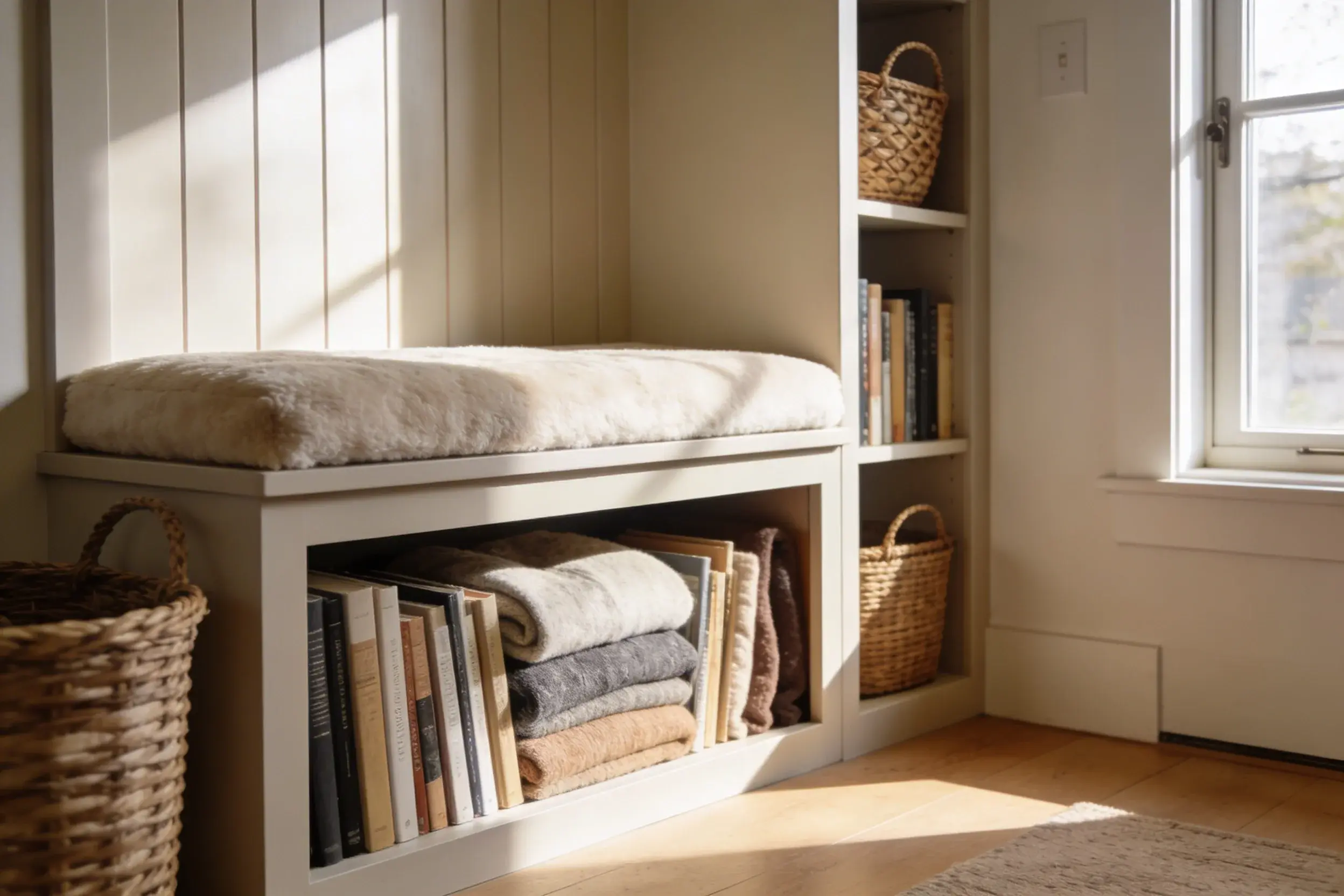 11 Entryway Reading Nooks That Double As Storage Benches You’Ll Want