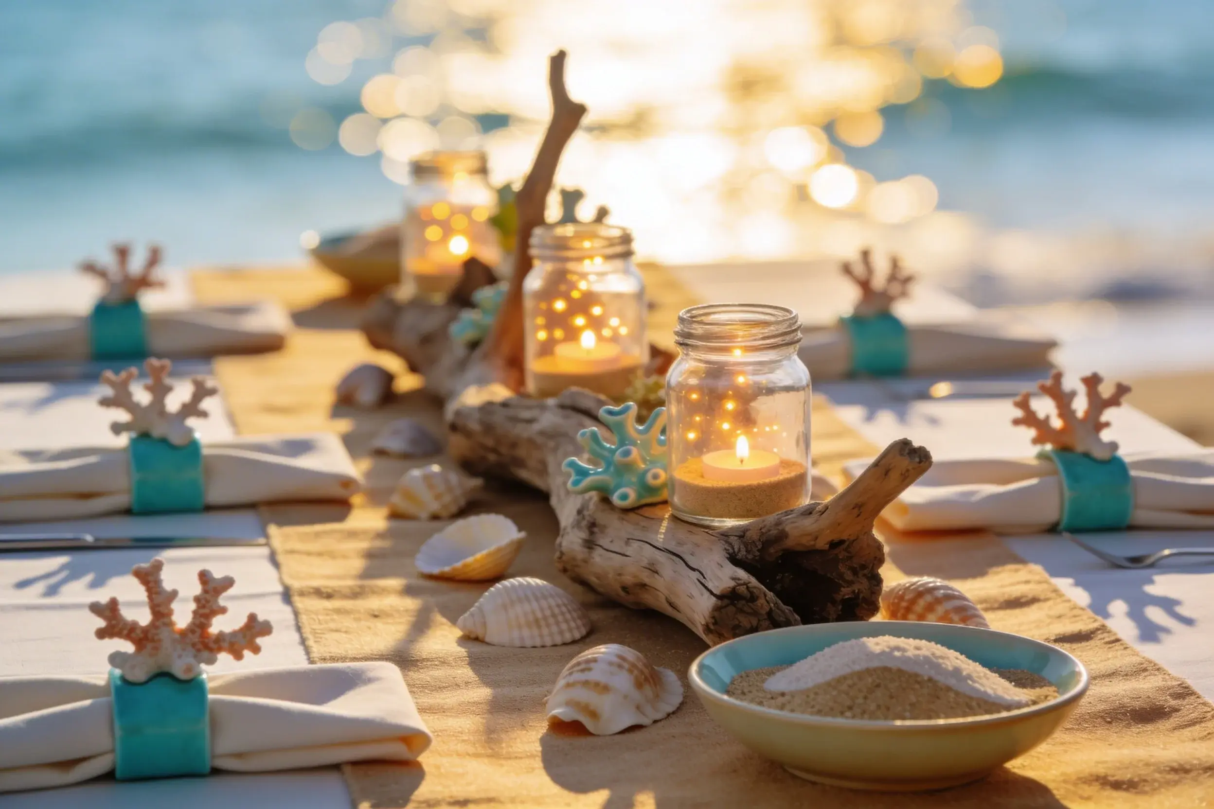 15 Beach Themed Party Table Decor Ideas: Viva Vibes