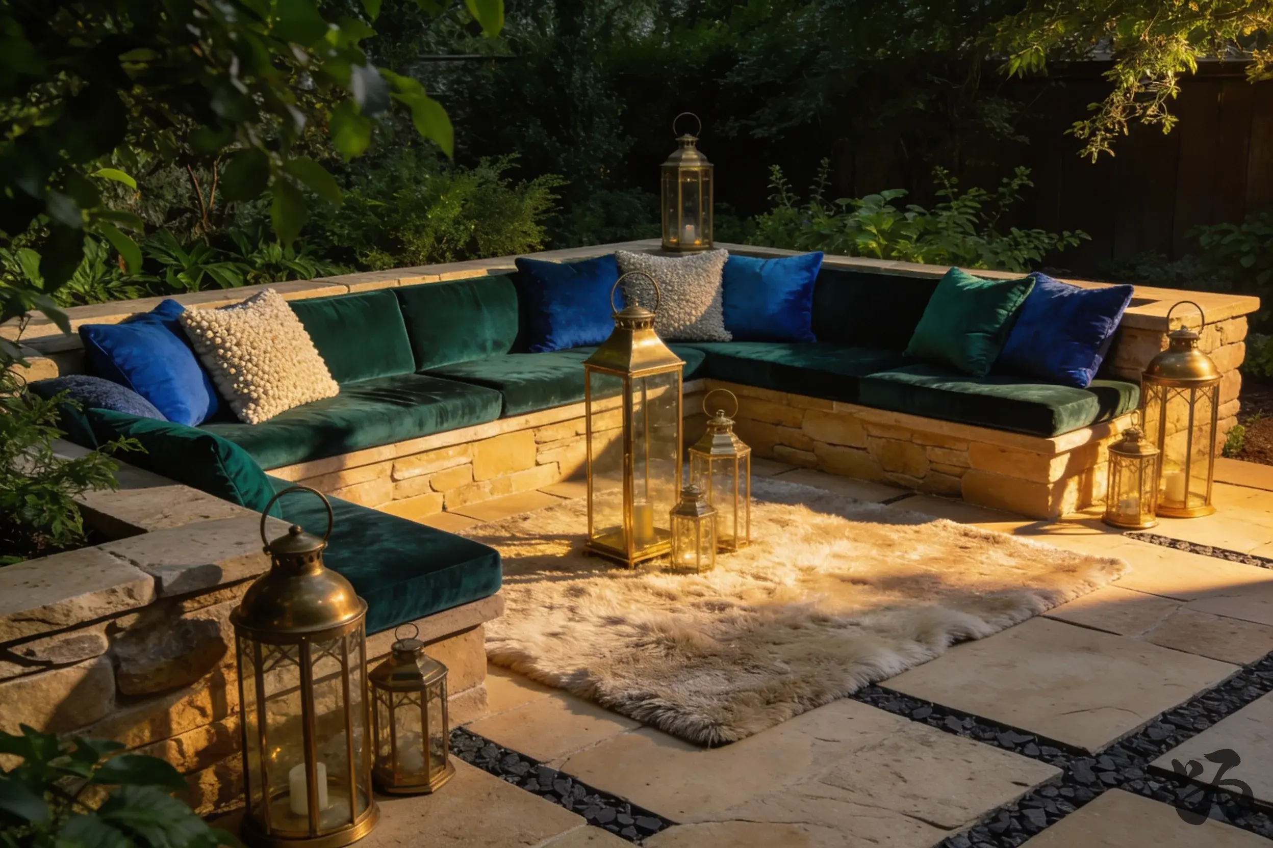 18 Backyard Stone Patio Ideas That Add Instant Curb Appeal
