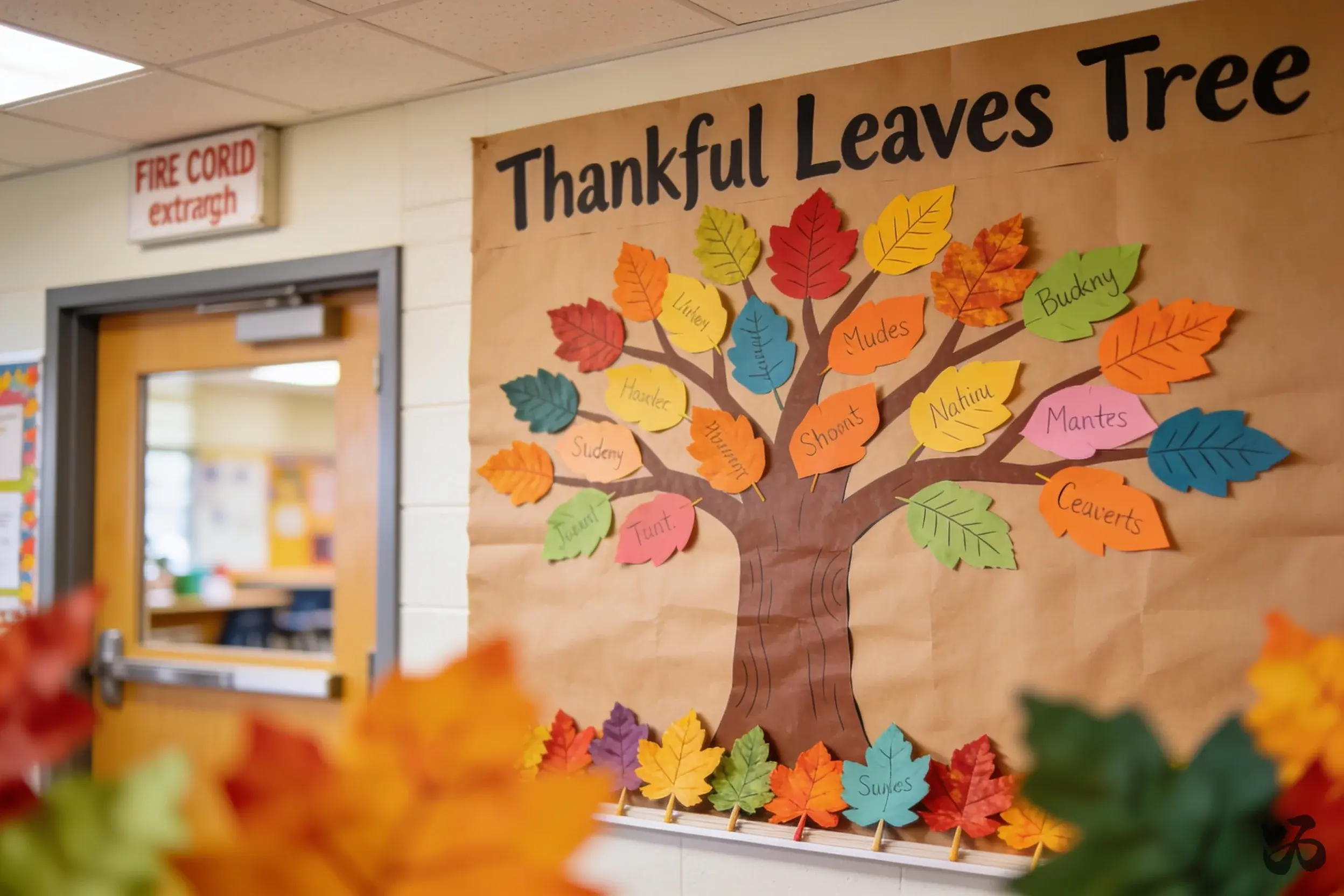 21 November Bulletin Board Ideas: Thankful, Turkeys and Fall Leaves