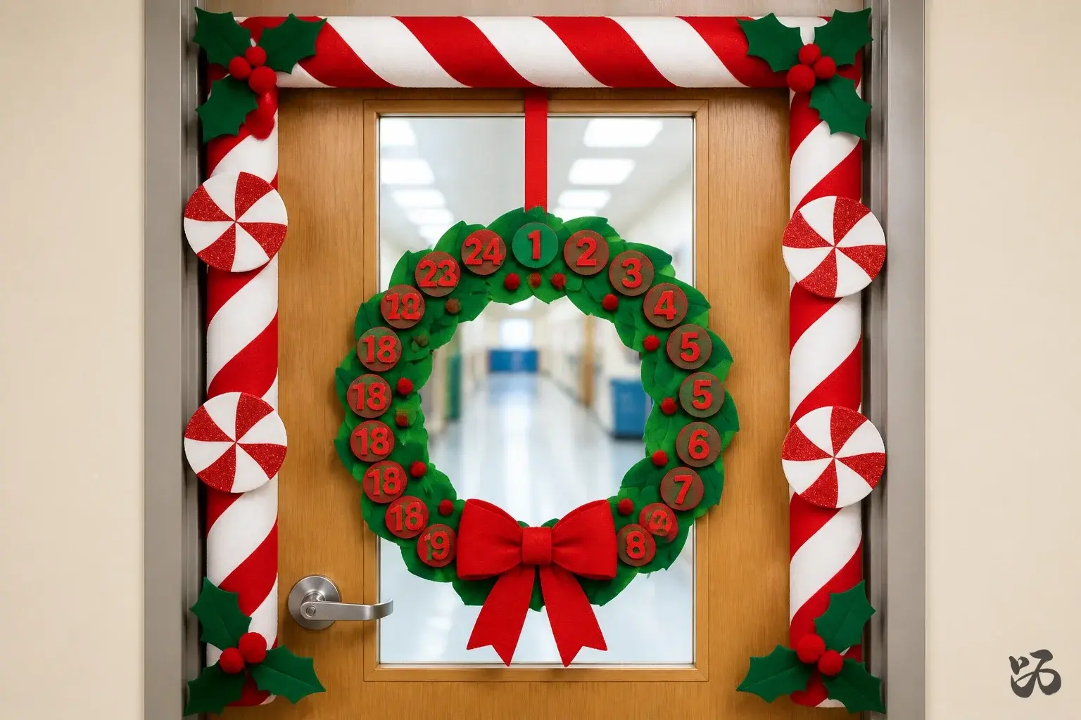24 Christmas Door Decorations for the Classroom on a Tight Budget