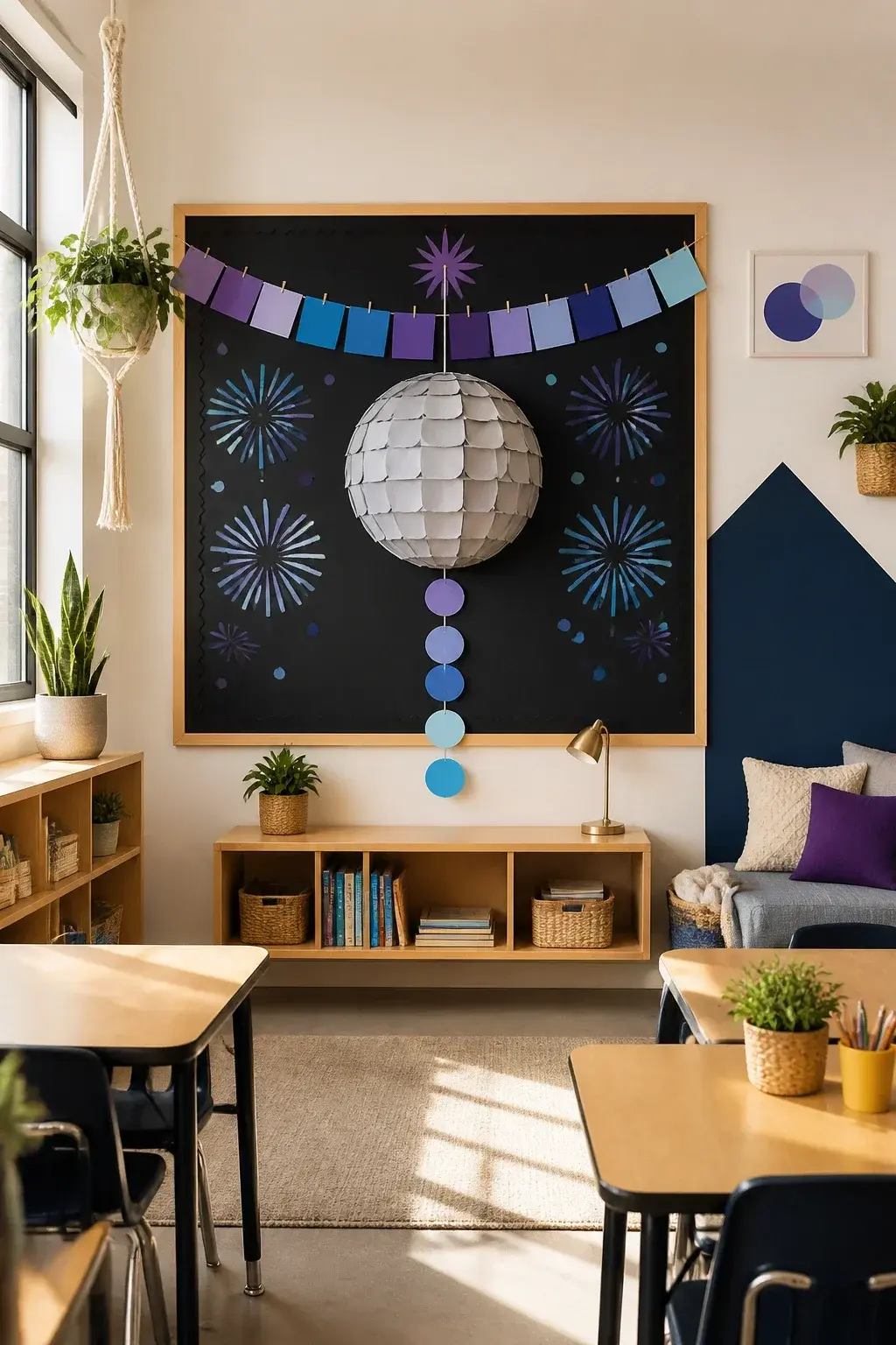 Countdown to New Year Ball Drop, december bulletin board idea