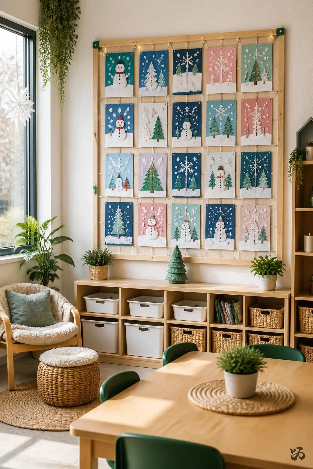 Winter Holiday Cards Gallery, december bulletin board idea