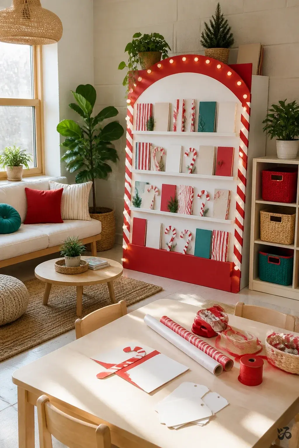 Candy Cane Bookmarks, classroom christmas gift for students