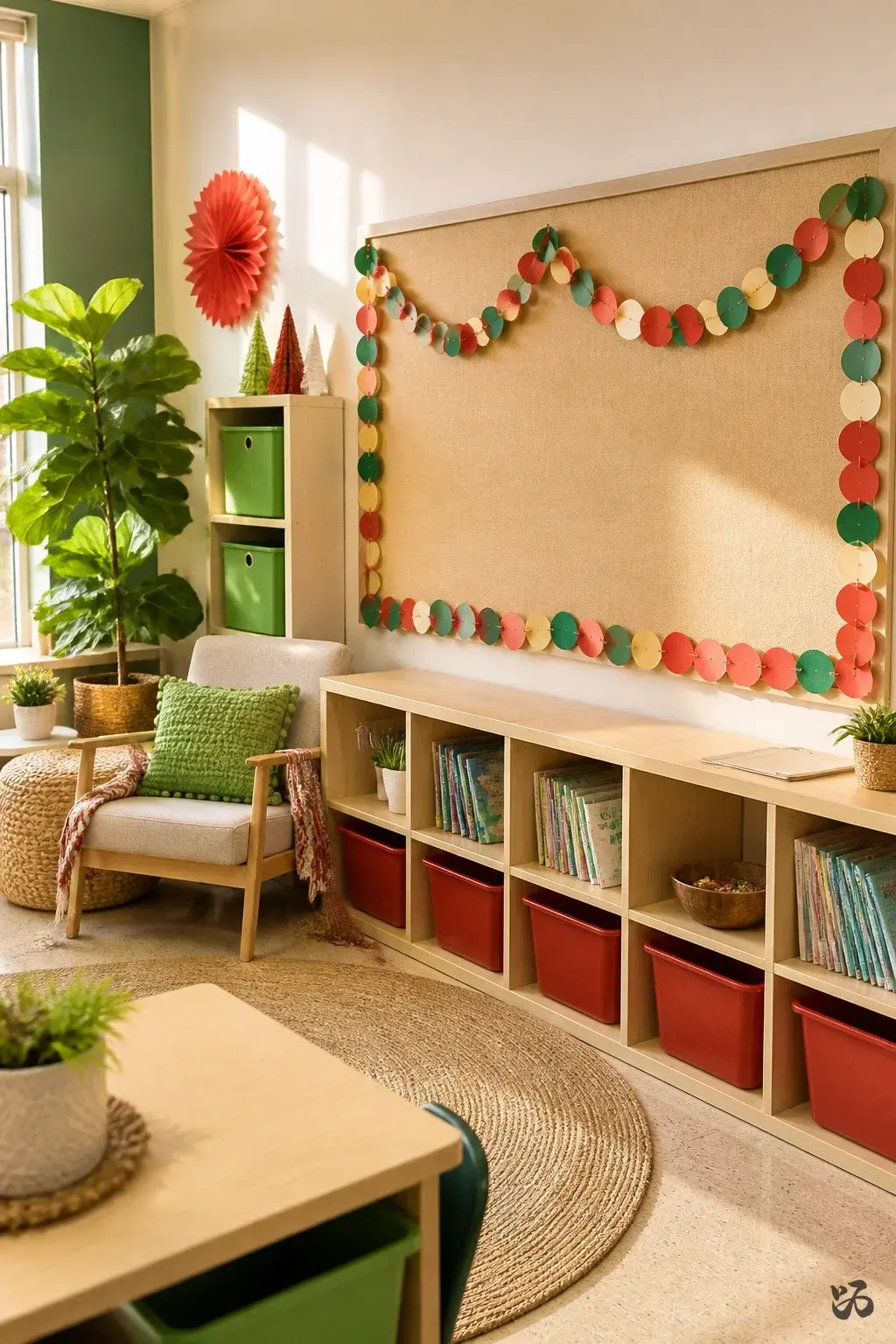 Holiday Dot Sticker Chains, classroom christmas gift for students