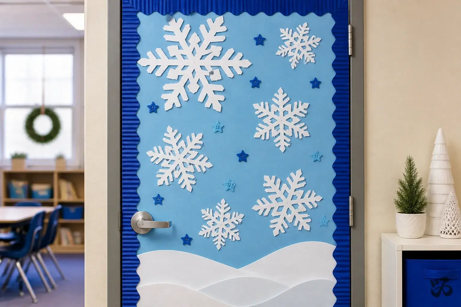 23 Classroom Door Christmas Decorations for Kindergarten