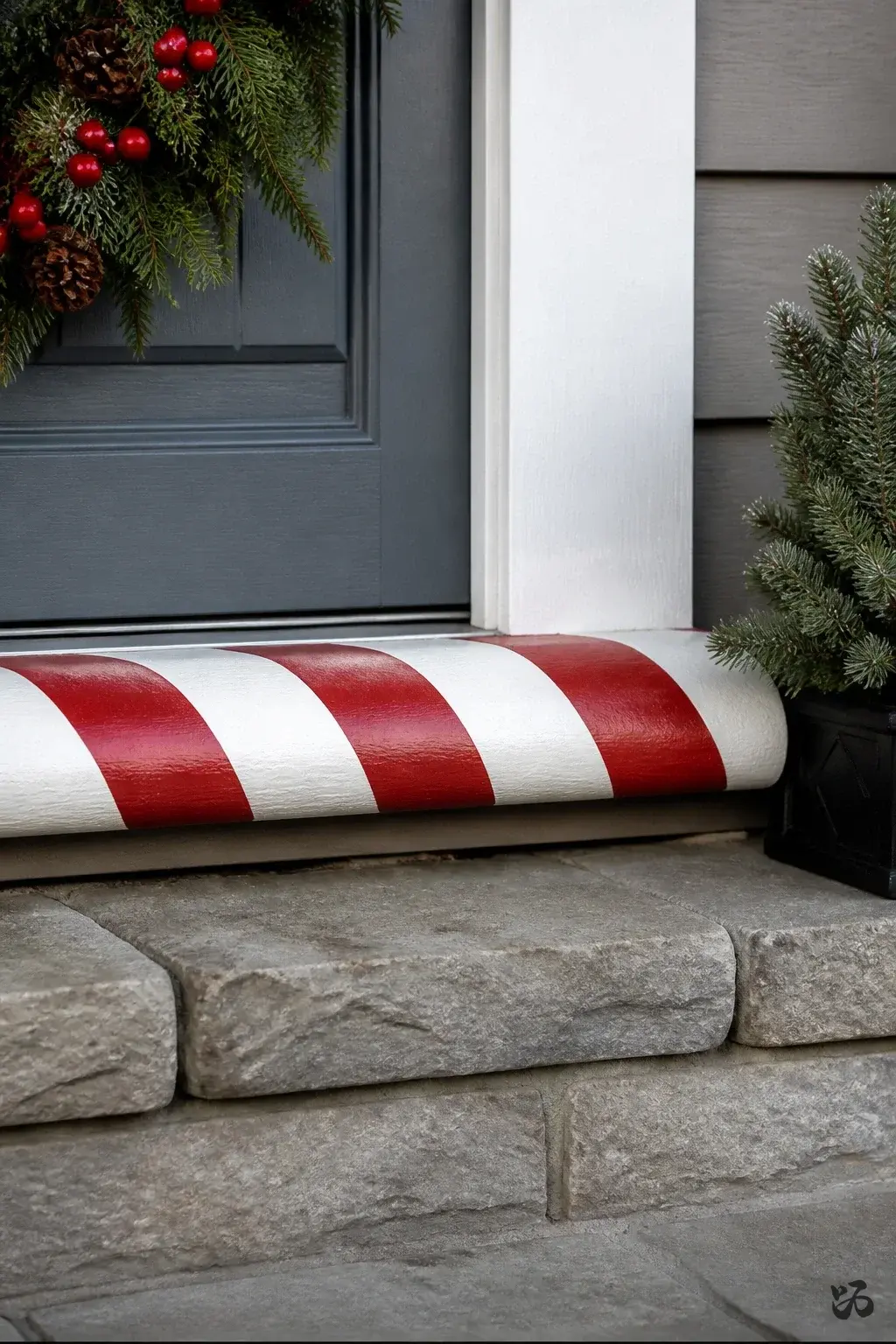 Candy Cane Door Ledge, kindergarten christmas classroom door