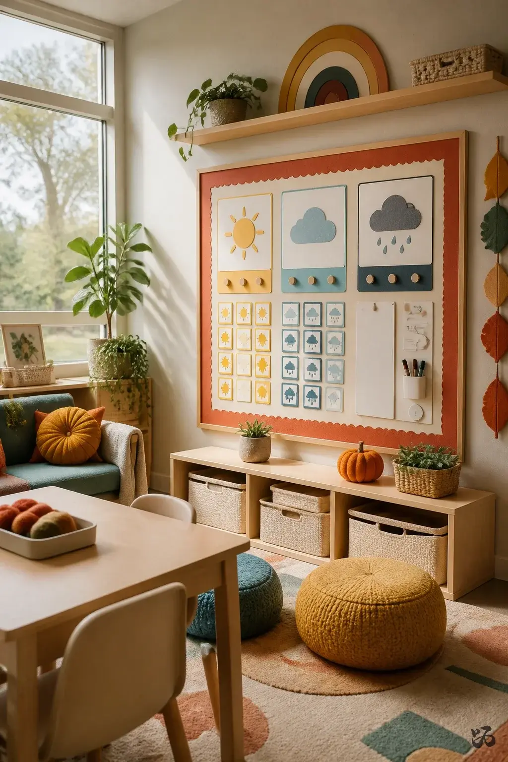 Classroom job chart idea: Weather-Driven Jobs Board