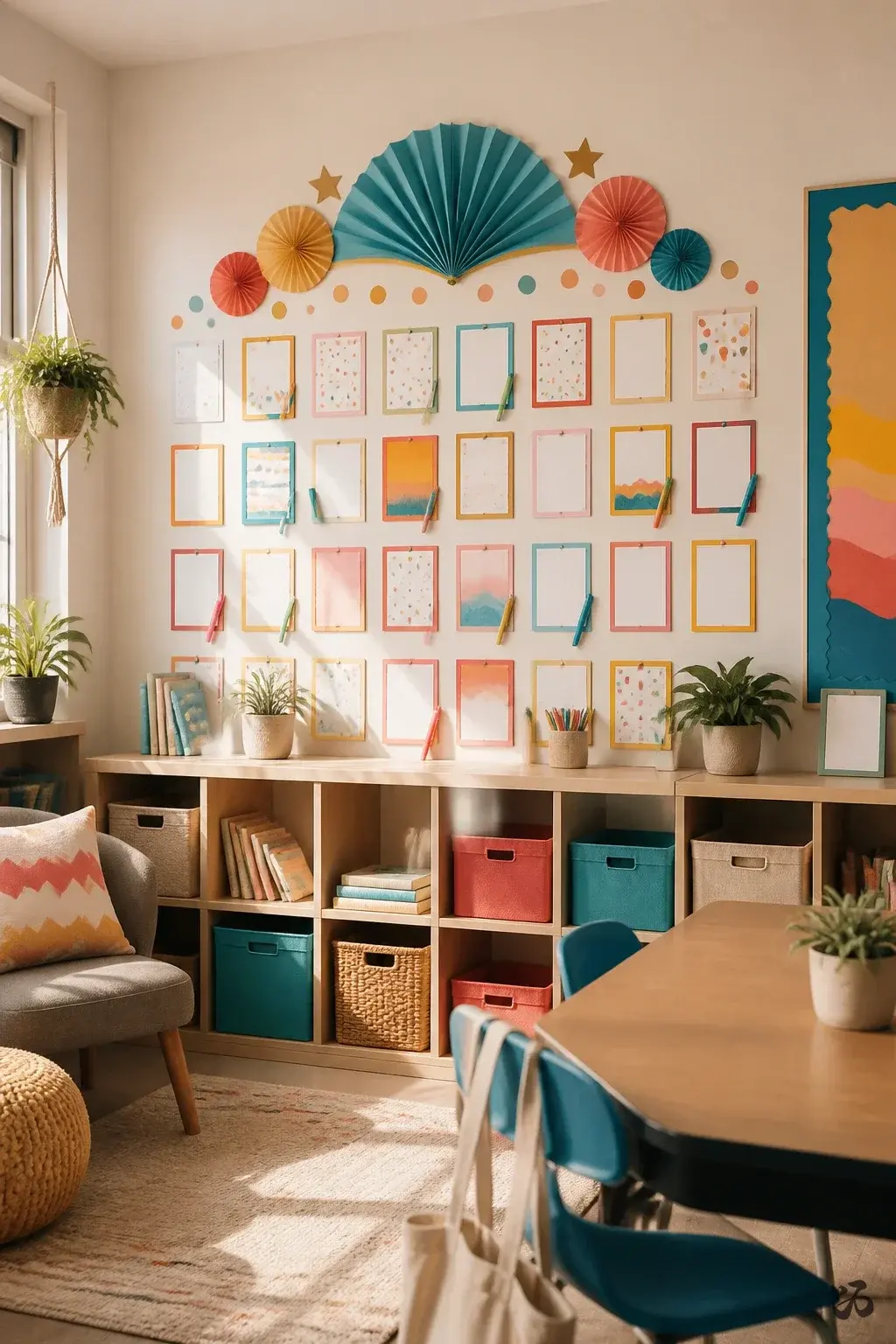 Classroom birthday wall idea: Birthday Quotation Wall