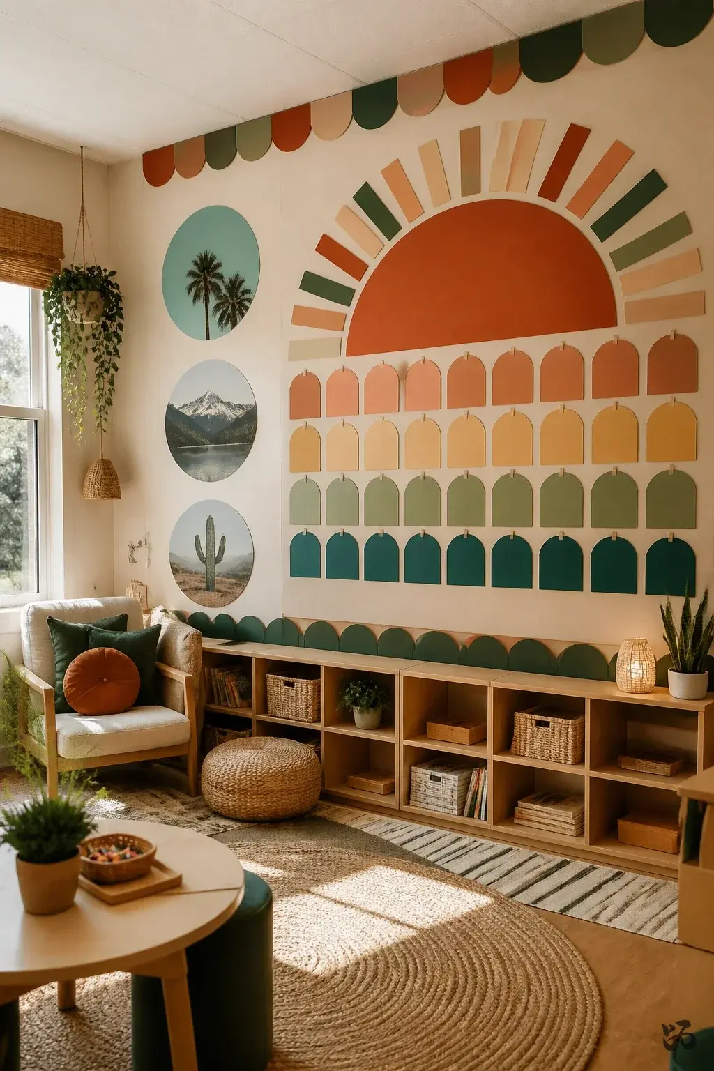 Classroom wall decor idea: Word Wall with Visual Clues