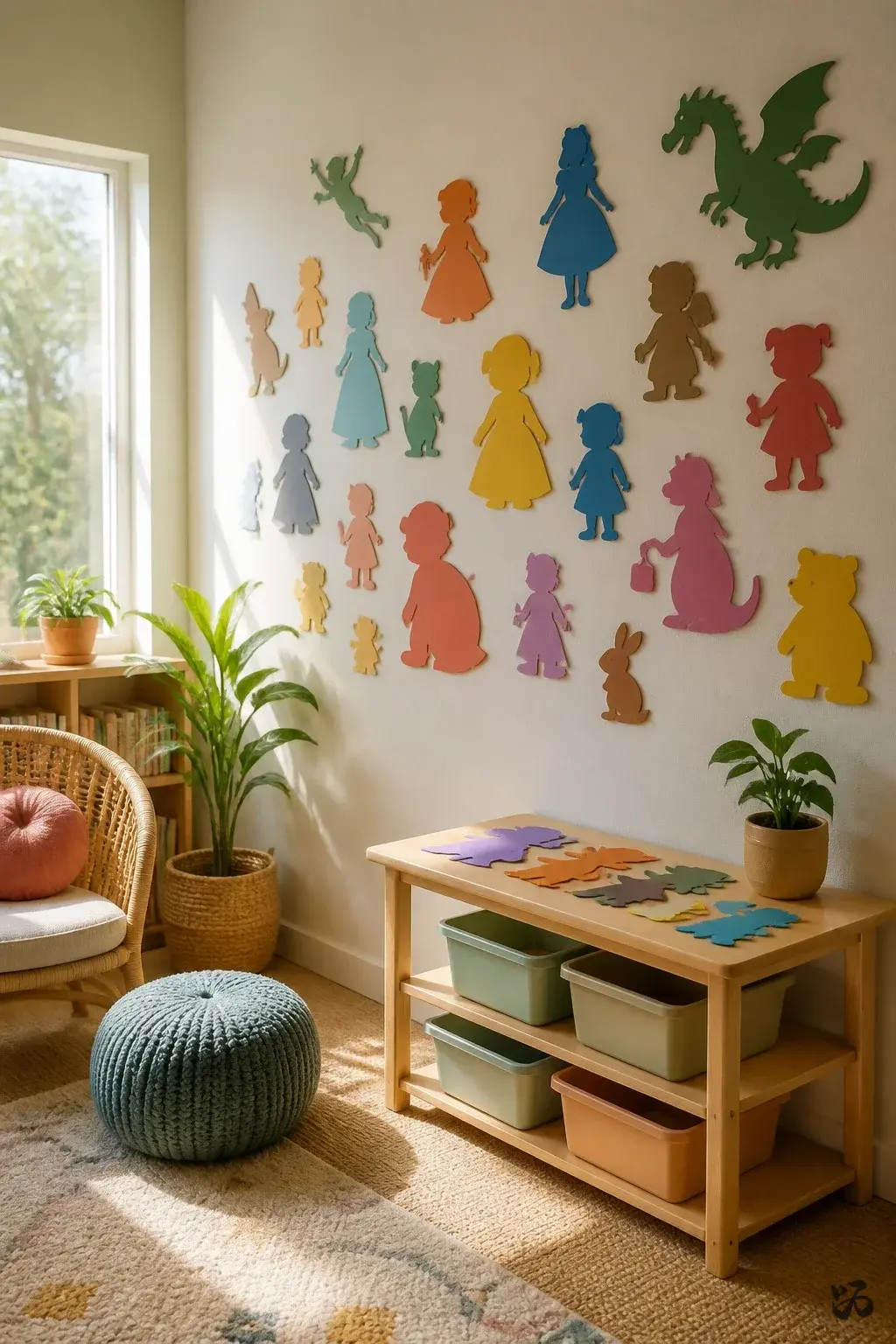Classroom wall decor idea: Favorite Book Characters Gallery