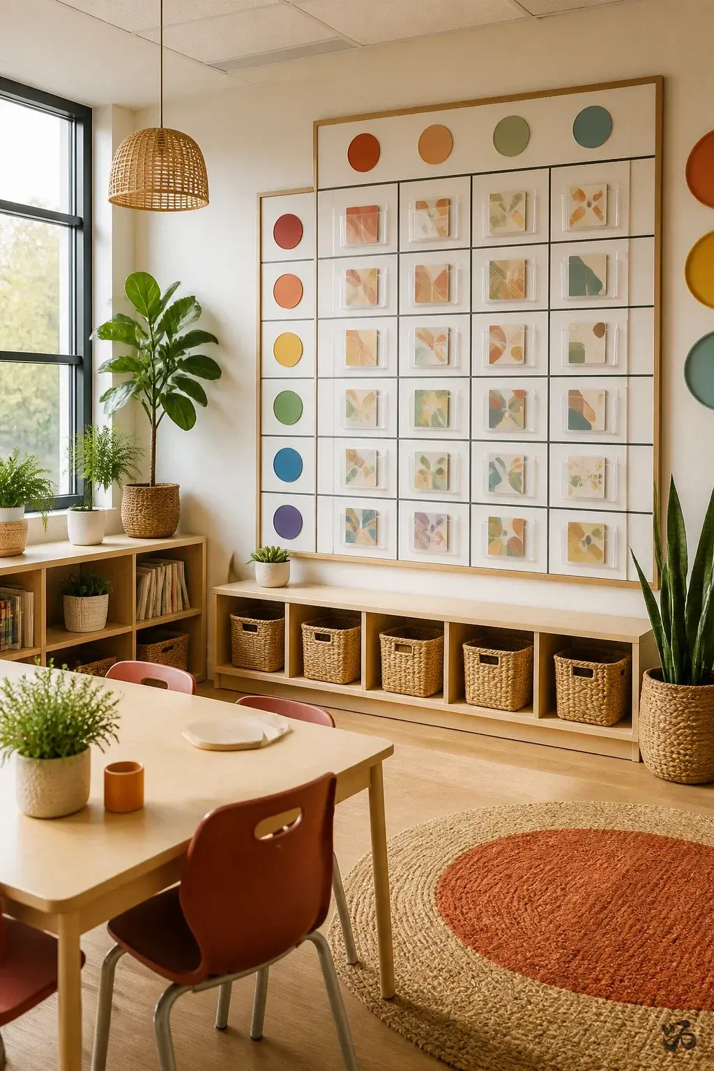 Classroom wall decor idea: Classroom Jobs Visual Tracker