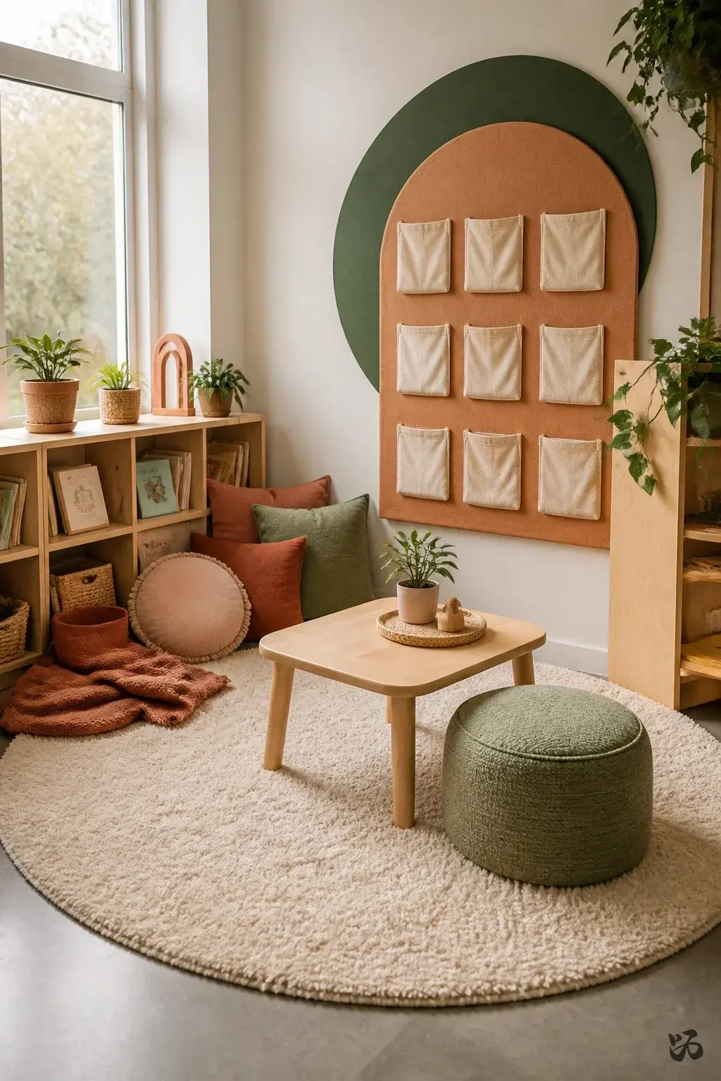Christmas classroom display idea: Cozy Reading Nook Sign with Student Messages