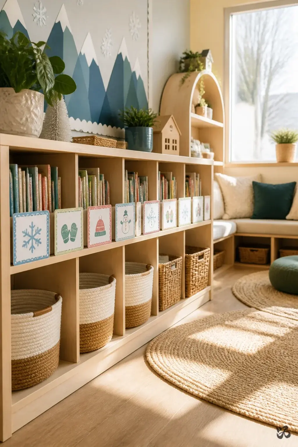 Christmas classroom display idea: Personalized Bookshelf Plaques