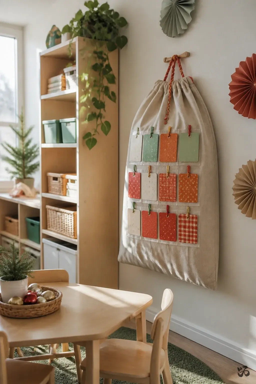 Christmas classroom display idea: Santa’s Sack of Student Wishes