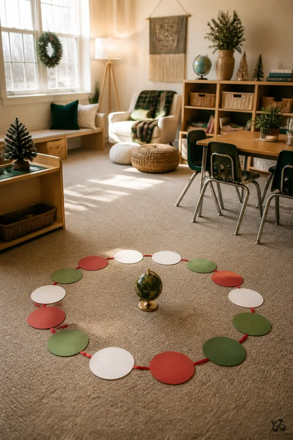 Christmas classroom party idea: One-Prep Countdown Circle