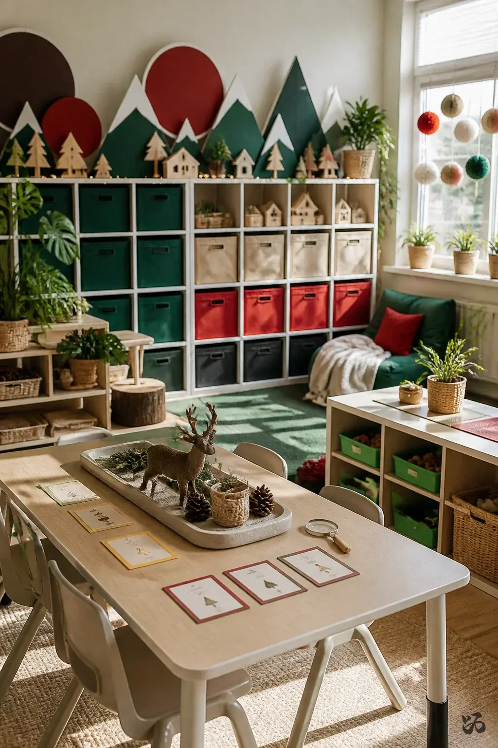 Christmas classroom party idea: Reindeer Classroom Treasure Hunt