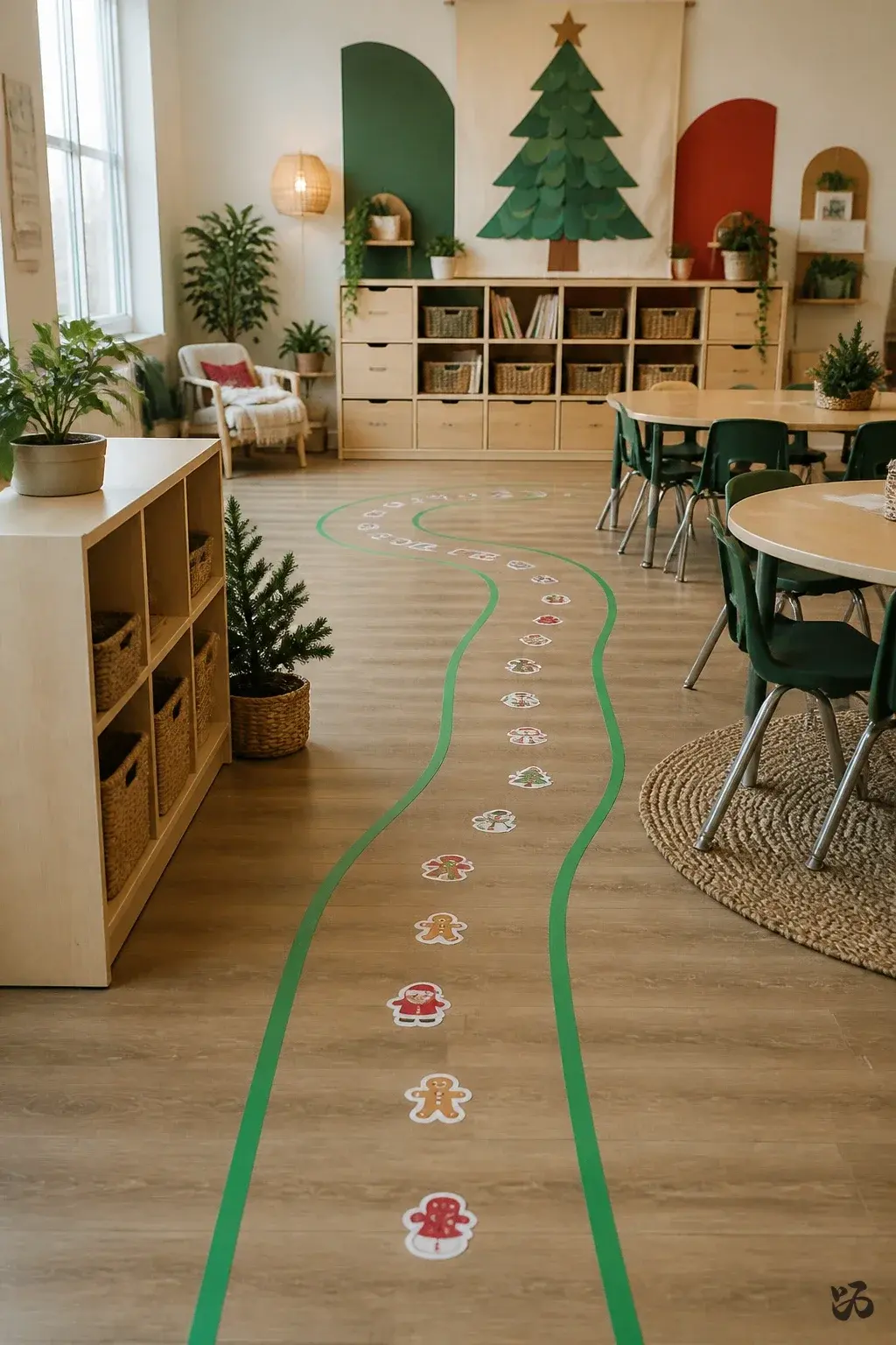 Christmas classroom party idea: Holiday Sticker Parade