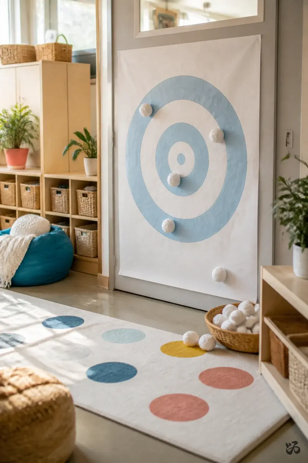 Christmas classroom party idea: Snowy Toss Beanbag Target