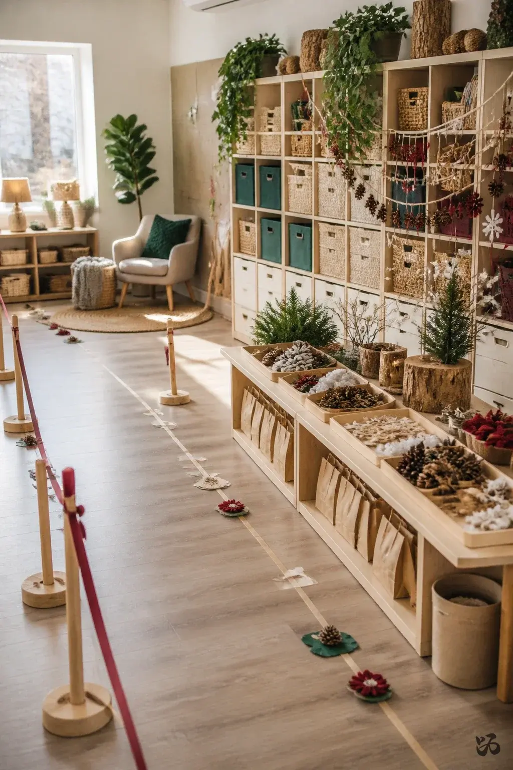 Christmas classroom party idea: Pinecone Craft Swap