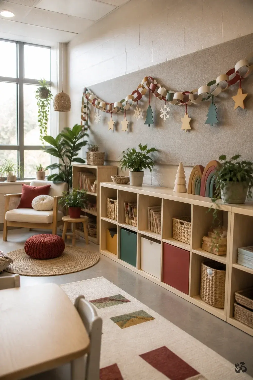 Nut-free Christmas classroom treat or craft: Holiday Paper Chains with a Twist