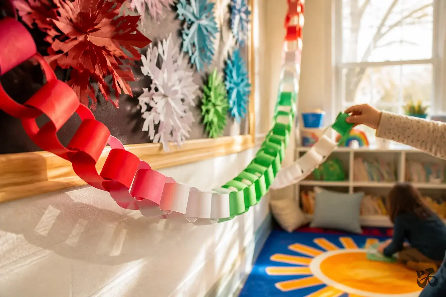 20 DIY Classroom Christmas Decorations Made From Paper