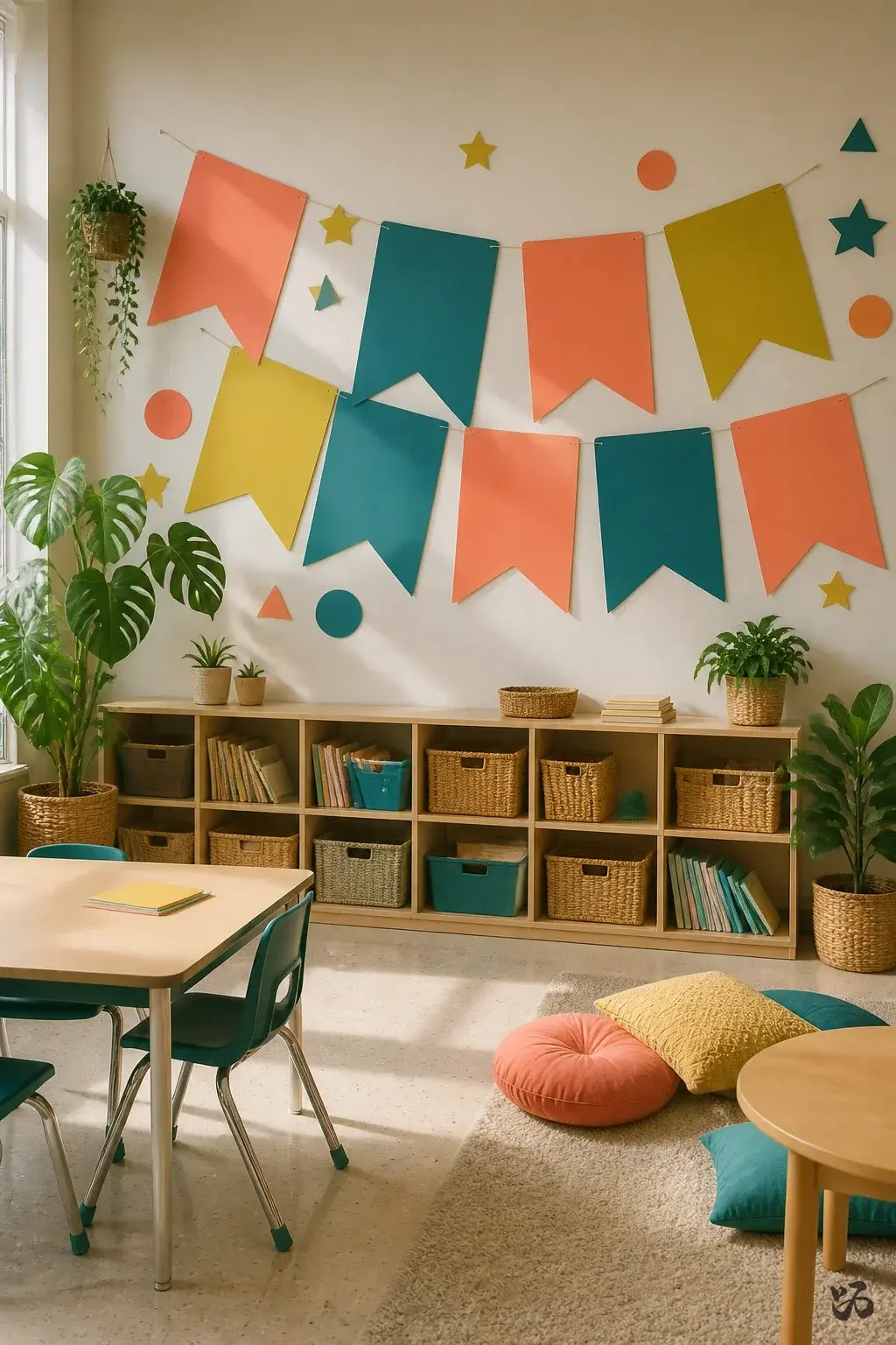 DIY paper Christmas classroom decoration: Festive Paper Banner Letters