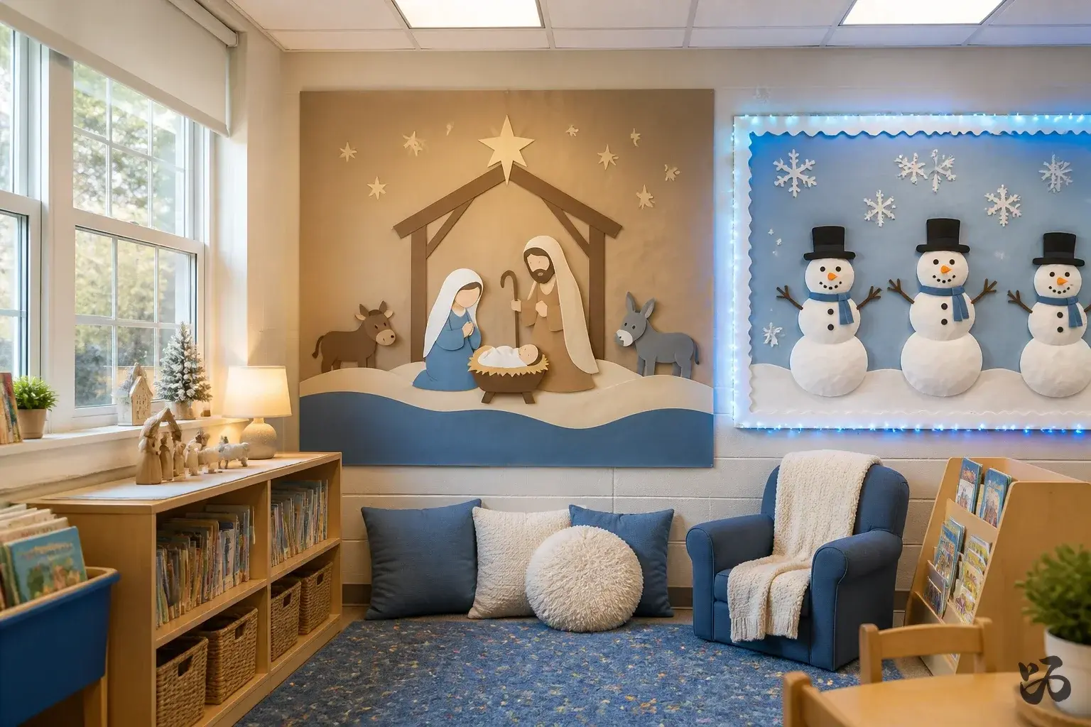 26 Christmas Decor Ideas for Classroom Walls